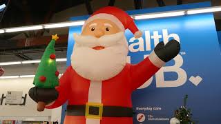 Santa Claus Christmas Decorations CVS Los Angeles California USA November 7 2024 [upl. by Yonah]