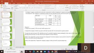 CVP analysis 5 and 7 requirment [upl. by Sivle]