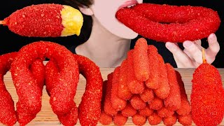 ASMR HOT CHEETOS SAUSAGE SPAM CHEESE STICKS CORN DOG CHEESY COOKING MUKBANG ÄEA A EATING SOUNDS [upl. by Faxen687]