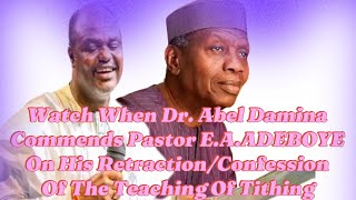 watch when DR ABEL DAMINA commends pastor Adeboye listen to this confession [upl. by Nyllij]