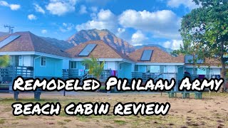 Newly remodeled Pililaau Army beach cabins review hawaii beachcamping armylife oahu [upl. by Oijimer723]