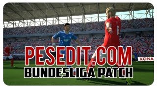 PESEditcom 2014 Patch 44  FULL Bundesliga  PES 2014 Bundesliga Patch Tutorial PC [upl. by Nylarac]