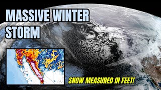 Massive winter storm slams the west [upl. by Tade]