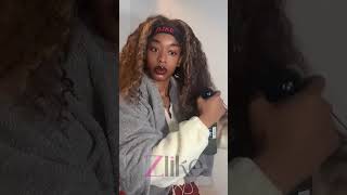 Watch me install this real 360 lace invisible fishing line silk wig 😍 zlike shorts [upl. by Pinette]