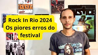 Rock in Rio 2024  O que deu de errado no festival [upl. by Vudimir]