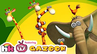 Gazoon The Snake Charming  Funny Animals Cartoons by HooplaKidz TV [upl. by Broome179]