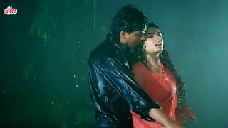 Superhit Romantic Scene  Shahrukh Khan amp Raveena Tandon  Best Scene [upl. by Champaigne]