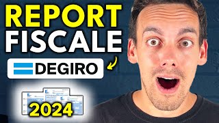 La DICHIARAZIONE dei REDDITI di DEGIRO 2024 [upl. by Ehc]