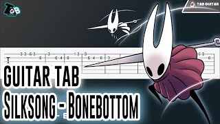 Hollow Knight Silksong  Bonebottom Guitar Tutorial TAB [upl. by Eliades]