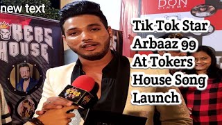 Tik Tok Star Arbaaz 99 At Tokers House Song Launch  MUMBAI TV [upl. by Teleya985]