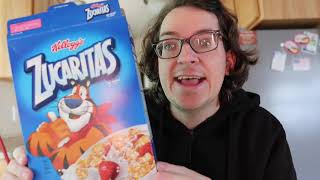 Zucaritas cereal  Mexican Frosted Flakes  review [upl. by Nichol778]