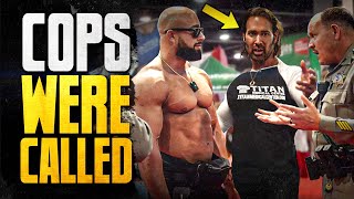 Mike O’Hearn Calls The COPS on Eric Kanevsky at OLYMPIA [upl. by Wilmer]