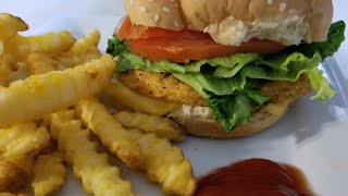 John Soules Air Fryer Chicken Sandwich Patties Idaho Super Crunchy Crinkle Cut Fries Airfryer [upl. by Naasar]