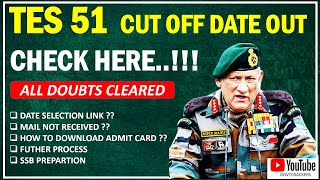 Official Indian Army 102 TES 52 CutOff Released  TES 52 Official CutOff Marks  TES 52 SSB DATES [upl. by Occor]