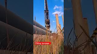 Pilling hammer everyone construction viralshorts viralvideo [upl. by Glad]