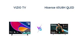 VIZIO M43Q6MK04 vs Hisense 65U8H 4K QLED Smart TV Comparison [upl. by Kcajyllib]