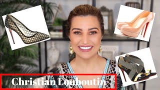 CHRISTIAN LOUBOUTIN SHOE COLLECTION TRY ON AND REVIEW OF MY DESIGNER SHOES [upl. by Bilac]