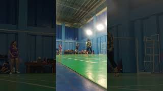 Metal Badminton Defense 🤣 badminton shortvideo sports short shorts [upl. by Leonora698]