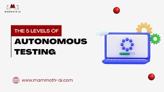 The 5 Levels of Autonomous Testing  MammothAI [upl. by Powe979]