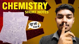 class 12th chemistry most important chapters  short notes class 12 chemistry chapter wise 2025 free [upl. by Elacim171]