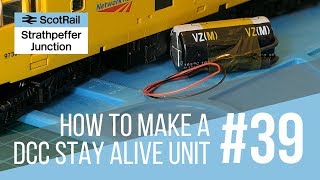 39 Part 1 How to make a Stay Alive Capacitor Unit Hornby TTS Sound Decoder and Others [upl. by Madel387]