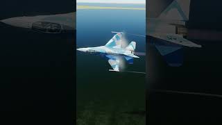 F16 Viper Out Rates Em on the Deck DCS [upl. by Odrarej530]