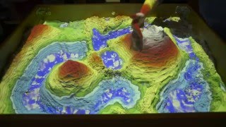 Augmented Reality Sandbox Uppsala University [upl. by Harte764]