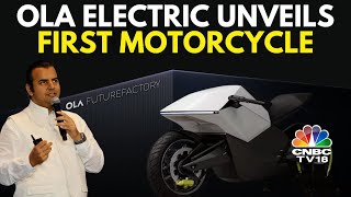 Ola Electric To Unveil First Motorcycle Today  Ola Electric Motorcycle  Bhavish Aggarwal [upl. by Lseil]