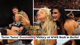 Terror Twins’ Dominating Victory in Wild Mixed Tag Match WWE Bash in Berlin [upl. by Dent1]