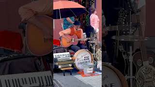 Street musician performs in French Quarter in New Orleans neworleans livemusic musician [upl. by Haramat375]