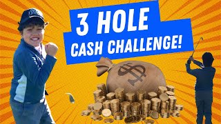 Making Golf Easier 3 Hole Cash Challenge at Poult Wood GC juniorgolf [upl. by Llerrem]