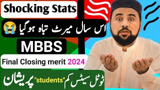 MBBS Admission 2024  Shocking UHS Stats 😭 Final Closing Merit 2024 [upl. by Yht]