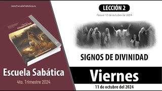 Escuela Sabática  Viernes 11 de octubre del 2024  Lección Alumnos [upl. by Gnurt889]