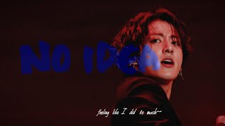 Jungkook fmv  No Idea [upl. by Soo]