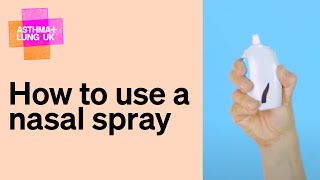 How to use a nasal spray [upl. by Rausch]