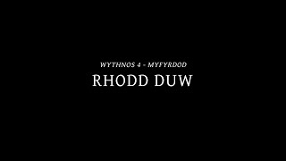 Rhodd Duw  Wythnos 4  Myfyrdod [upl. by Ycnaf]