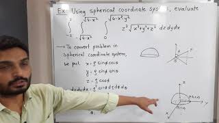 Triple Integration  Lecture 22  Evaluation of Triple Integral using Spherical Coordinates [upl. by Neelsaj]