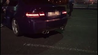 BMW E92 330i drift custom exhaust [upl. by Macnamara]