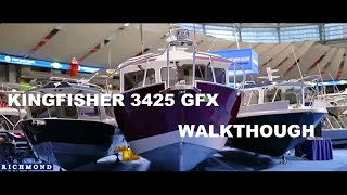 Kingfisher 3425 Offshore Walkthrough Video [upl. by Caryn361]