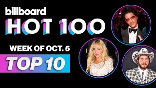 Billboard Hot 100 Top 10 Countdown For October 5 2024  Billboard News [upl. by Anirres]