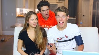 LIE DETECTOR TEST W MY SISTER AND HER quotBOYFRIENDquot  Brent Rivera [upl. by Ahseryt927]