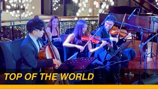 Top Of The World Carpenters Lyrics Instrumental  Violin Cello Piano [upl. by Ymerej]