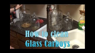 How to Clean Glass Carboys [upl. by Casia758]