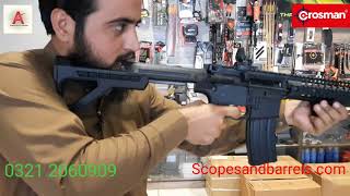 Crosman DPMS SBR FullAuto Review By Tahir Pathan [upl. by Casteel]