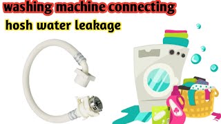 leaking washing machine hose connection [upl. by Akcire]