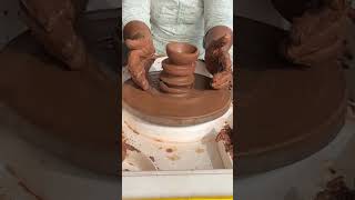 Pottery making for beginners  pottery new ideas pottery potterymaking kaviartstudio diya [upl. by Daisi160]