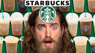 We Try EVERY Starbucks Iced Coffee [upl. by Nahguav]