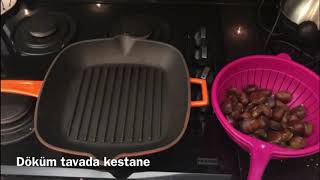 Döküm tavada kestane kebap [upl. by Ahsakal]