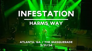 Harms Way  Infestation  52124  Atlanta GA  The Masquerade [upl. by Regor]