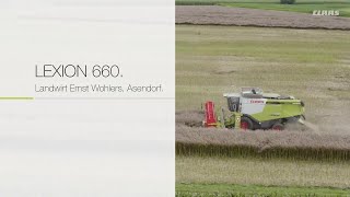 CLAAS LEXION 660 Landwirt Ernst Wohlers Asendorf [upl. by Acinoda]